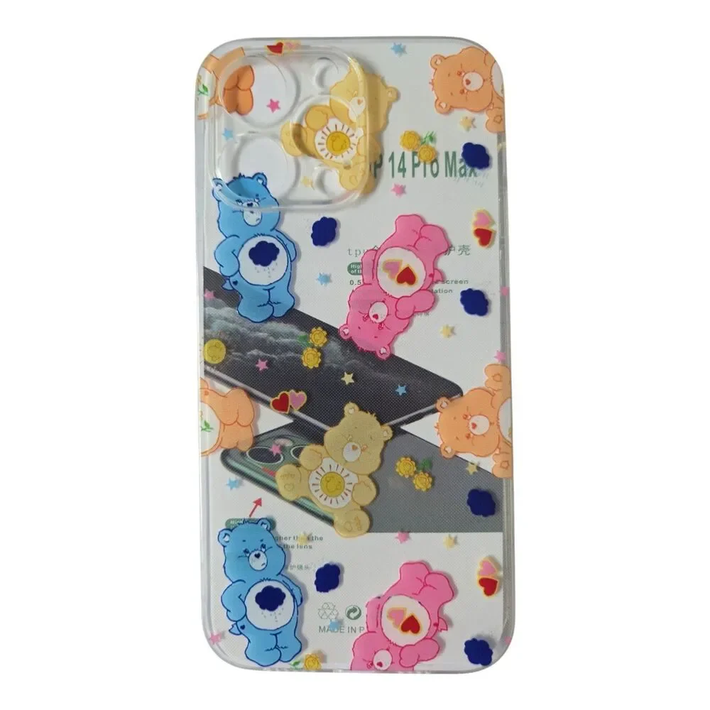 Care Bears Clear 3D Phone Case for Apple iPhone 14 Pro Max – New